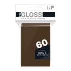 Ultra-Pro-60-Small-Gloss-Deck-Protector-Sleeves-Brown